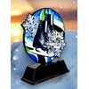 Roswell Black Acrylic Ice Skating Trophy