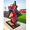 Liano Stainless Steel Cricket Trophy