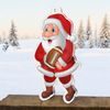Jolly Father Christmas Football Medal