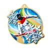 Aurum Stainless Steel Snowboard Medal