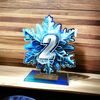 Cannes Printed Acrylic Snowflake 2 Trophy