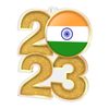 India Flag Bronze Acrylic 2023 Medal