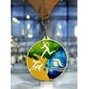 Aurum Stainless Steel Triathlon Medal