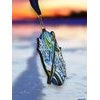 Rincon Black Acrylic Ski Jumping Medal