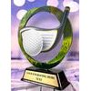 Onyx Stainless Steel Golf Trophy