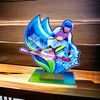 Cannes Printed Acrylic Women Skiing Trophy