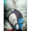 Rincon black acrylic Badminton medal