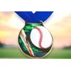 Sacul Baseball Color Texture 3D Print Medal