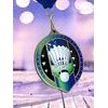 Noir Stainless Steel Badminton Medal