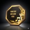 HEX Metal & Wood Music Plaque