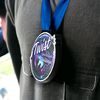 Nelson Black Acrylic Logo Medal