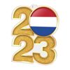 Netherlands Flag Bronze Acrylic 2022 Medal