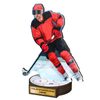 Grove Ice Hockey Player Real Wood Trophy