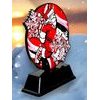 Roswell Black Acrylic Santa Run Trophy