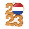 Netherlands Flag Bronze Acrylic 2022 Medal