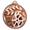 Film Classic Texture 3D Print Bronze Medal