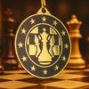 Valor Stainless Steel Chess Medal