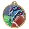 American Football Color Texture 3D Print Gold Medal