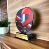 Roswell black acrylic Motorsport trophy