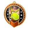 Noir Stainless Steel Tennis Medal