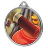 Clay Pigeon Shooting Color Texture 3D Print Silver Medal