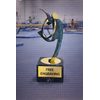 Toledo Rhythmic Gymnastics Handmade Metal Trophy