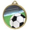 Soccer Color Texture 3D Print Gold Medal