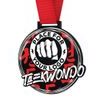 Giant Taekwondo Black Acrylic Logo Medal