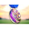 Sacul Cheerleader Color Texture 3D Print Medal