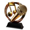 Onyx Stainless Steel Music Trophy
