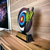 Roswell black acrylic Archery trophy