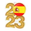 Spanish Flag Acrylic 2023 Medal