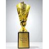 Spiral Star Gold Trophy
