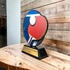 Roswell black acrylic Table Tennis trophy