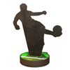 Grove Soccer Action Player Real Wood Trophy