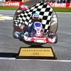 Roswell black acrylic Go Kart trophy