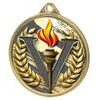 Victory Color Texture 3D Print Gold Medal