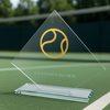 Vanguard Glass and Metal Fusion Tennis Trophy