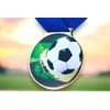 Sacul Soccer Color Texture 3D Print Medal