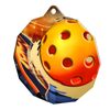 Polygon Stainless Steel Pickleball Medal