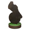 Grove Soccer Red Boot Real Wood Trophy