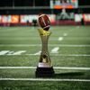 Triple Tier Football Trophy