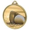 Golf Classic Texture 3D Print Gold Medal