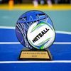 Roswell black acrylic Netball trophy