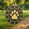 Valor Stainless Steel Dog Paw Medal