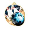 Aurum Stainless Steel Bowling Medal
