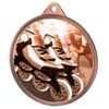 Inline Skating Classic Texture 3D Print Bronze Medal