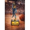 Toledo Basketball Handmade Metal Trophy