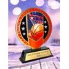 Sentinel Stainless Steel Basketball Trophy
