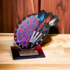 Cannes Printed Acrylic Darts Trophy